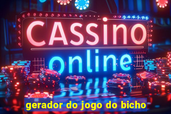 gerador do jogo do bicho